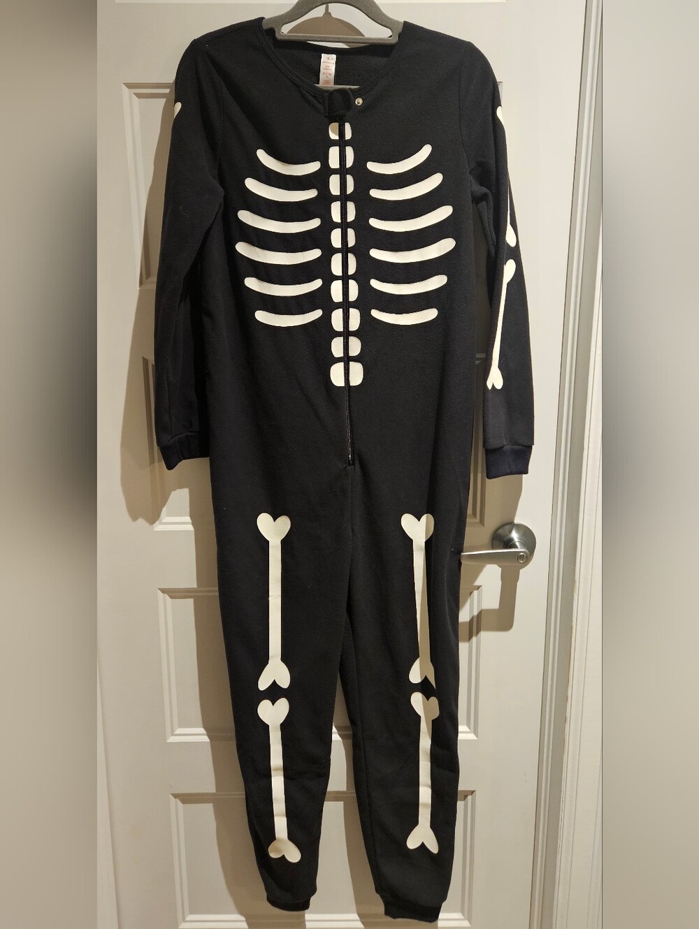 Joe Fresh Black and White Skeleton One-Piece Pajama